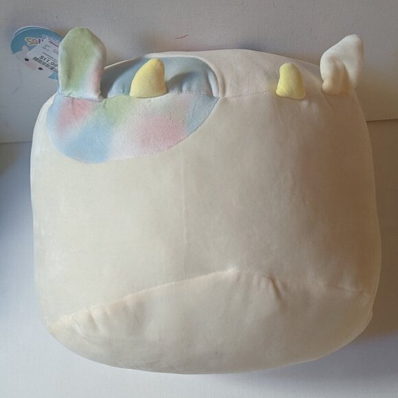 NWT 12" Candess Cow Stackable Squishmallows Pastel Plush Animal Farm Squad - Picture 4 of 11